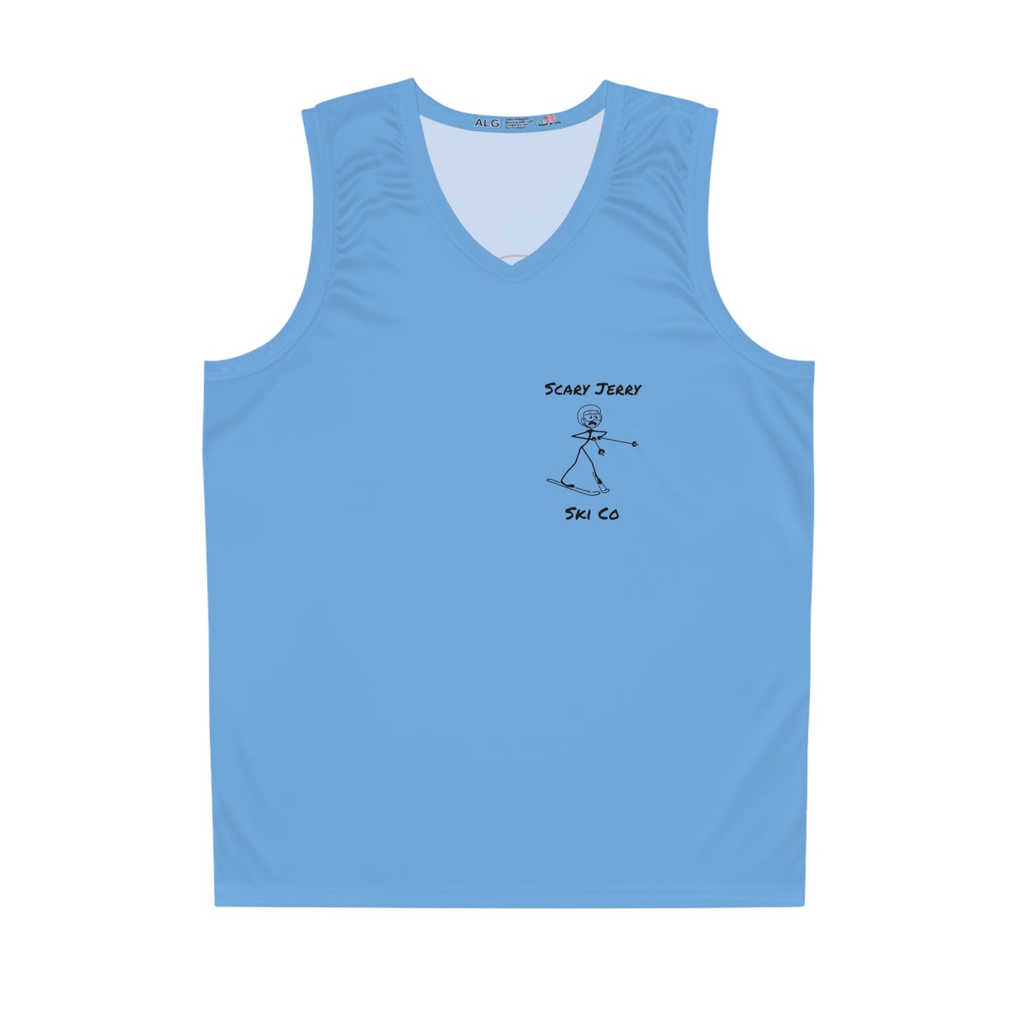 Scary Jerry Ski Co Basketball Jersey (AOP)