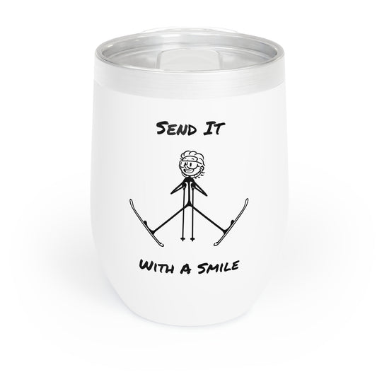 Send It With A Smile Chill Wine Tumbler