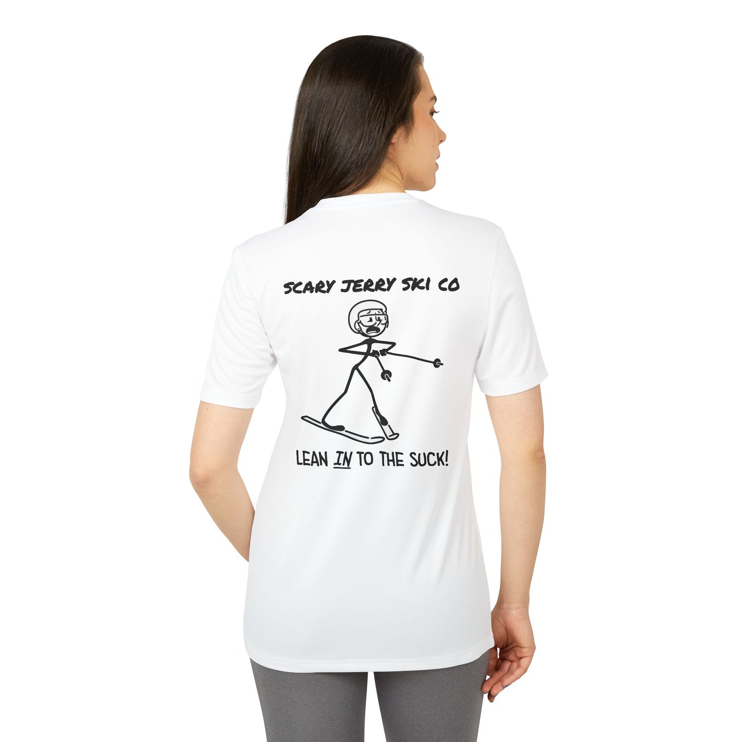 adidas Unisex Scary Jerry Lean In To The Suck Sport T-shirt