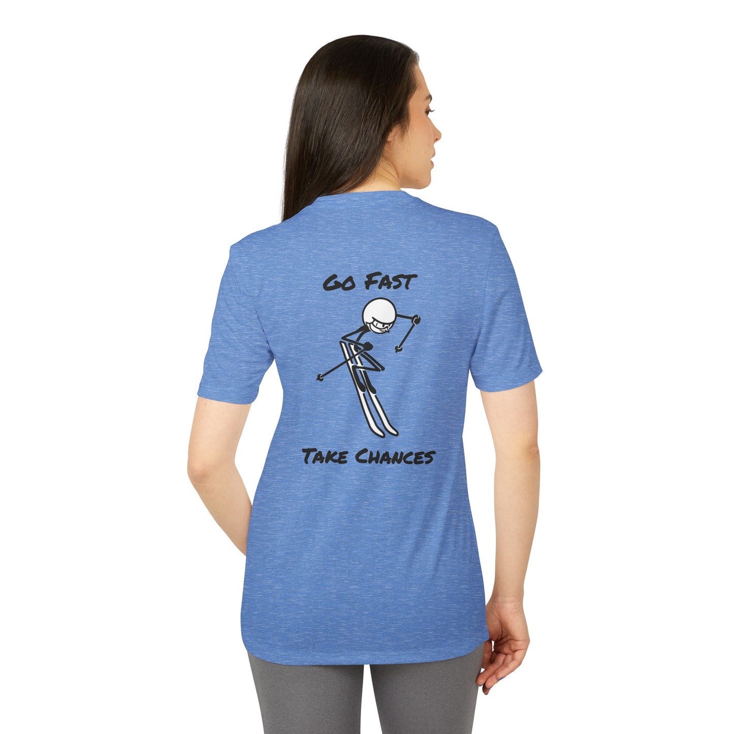 adidas Unisex Go Fast Take Chances Sport T-shirt
