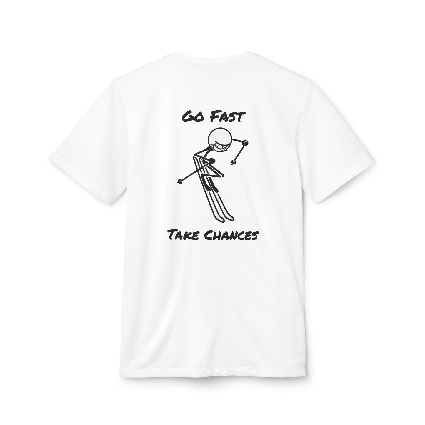 adidas Unisex Go Fast Take Chances Sport T-shirt