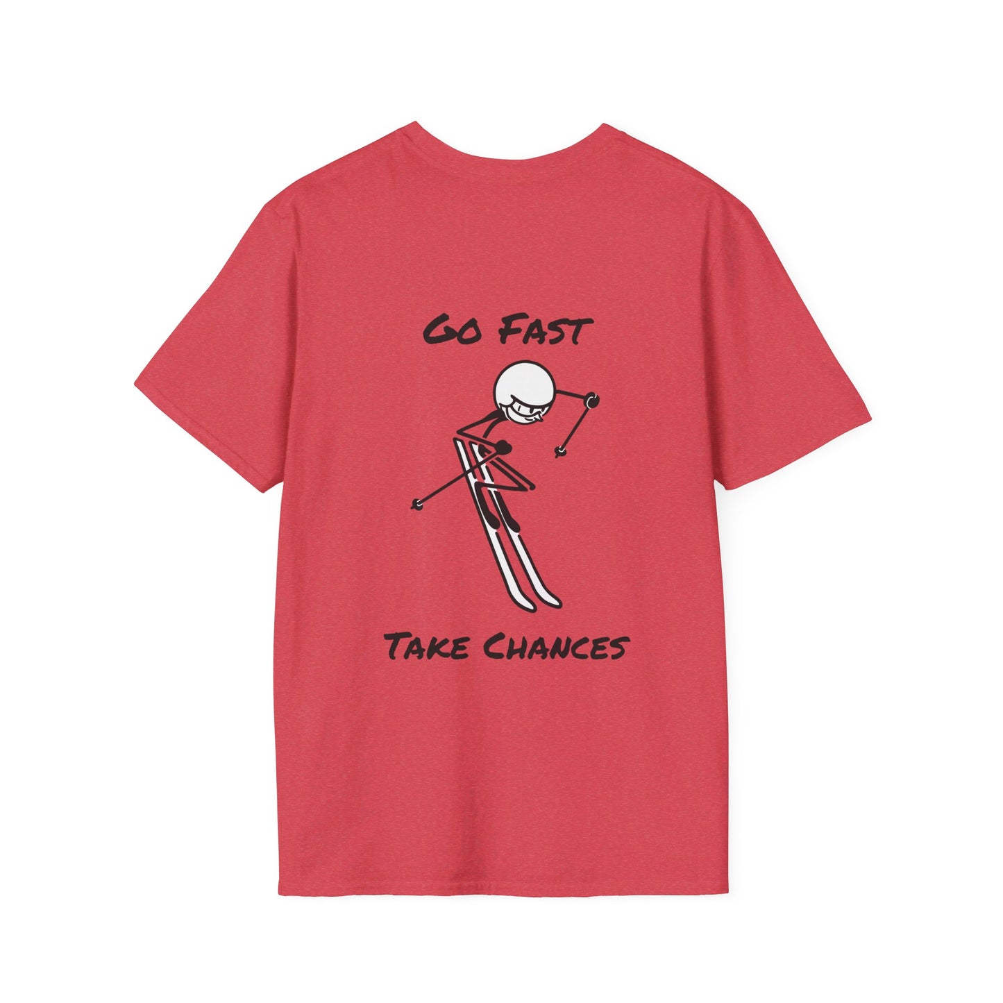 Scary Jerry Go Fast Take Chances Unisex Softstyle T-Shirt