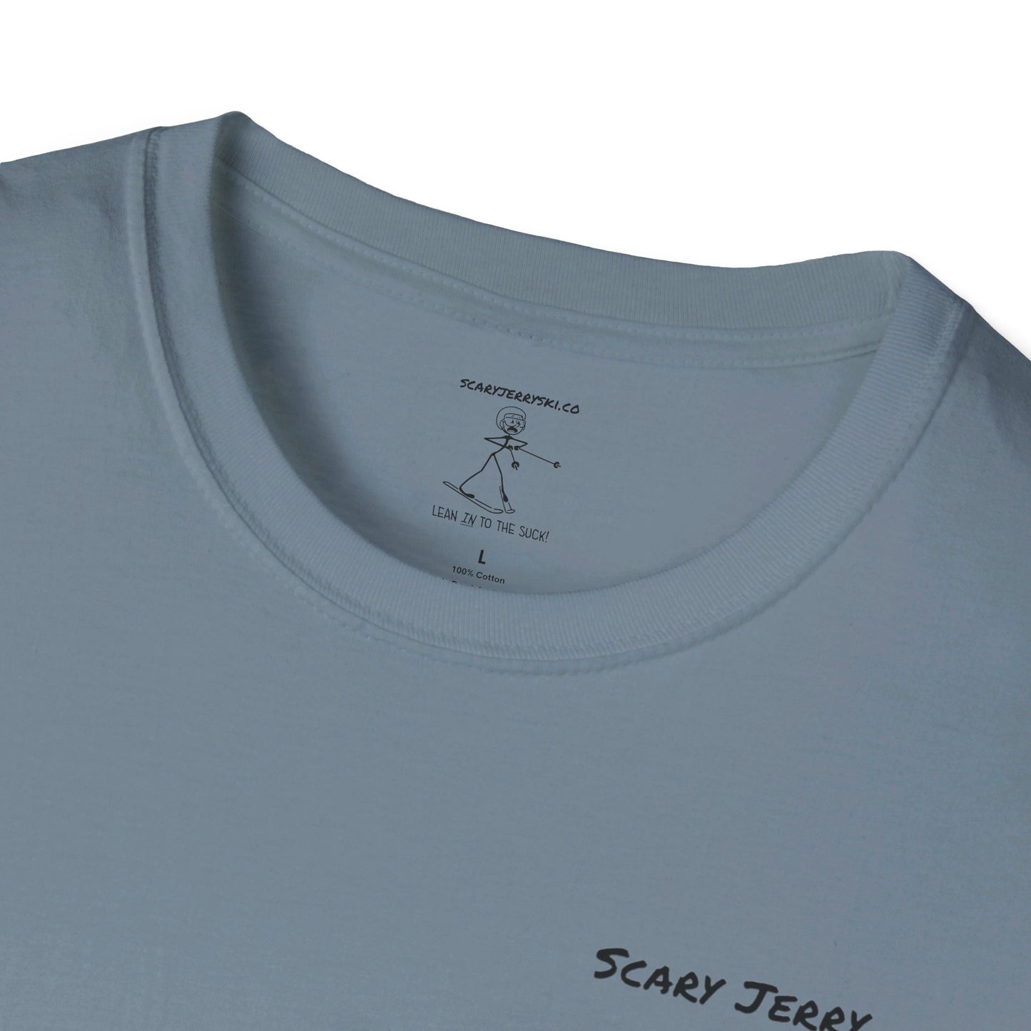 Scary Jerry and Motto Unisex Softstyle T-Shirt
