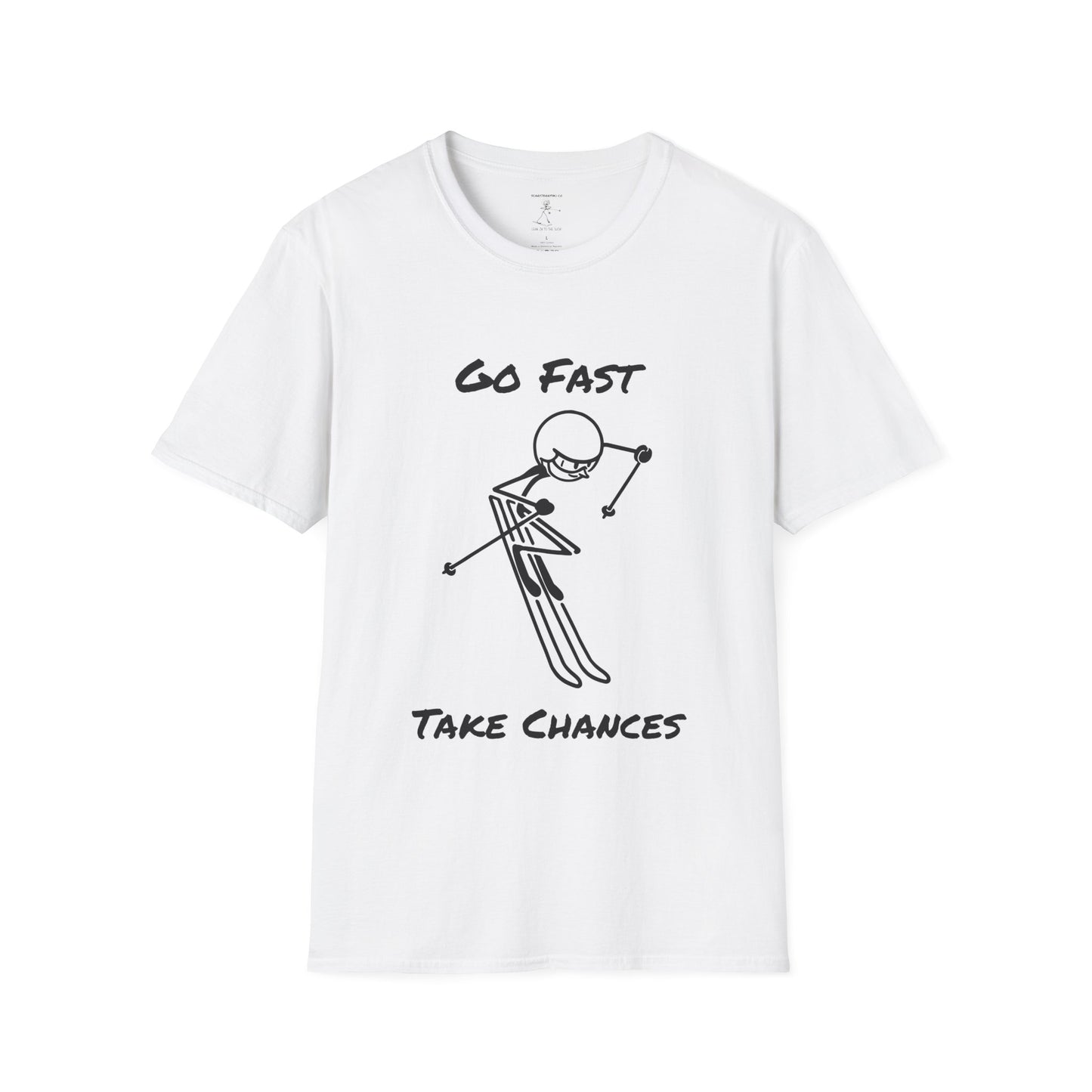 Go Fast Take Chances Unisex Softstyle T-Shirt