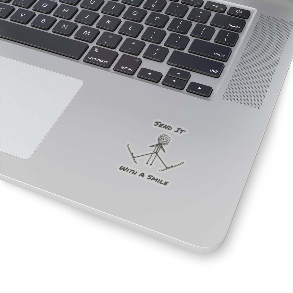 Send It With A Smile Kiss-Cut Stickers