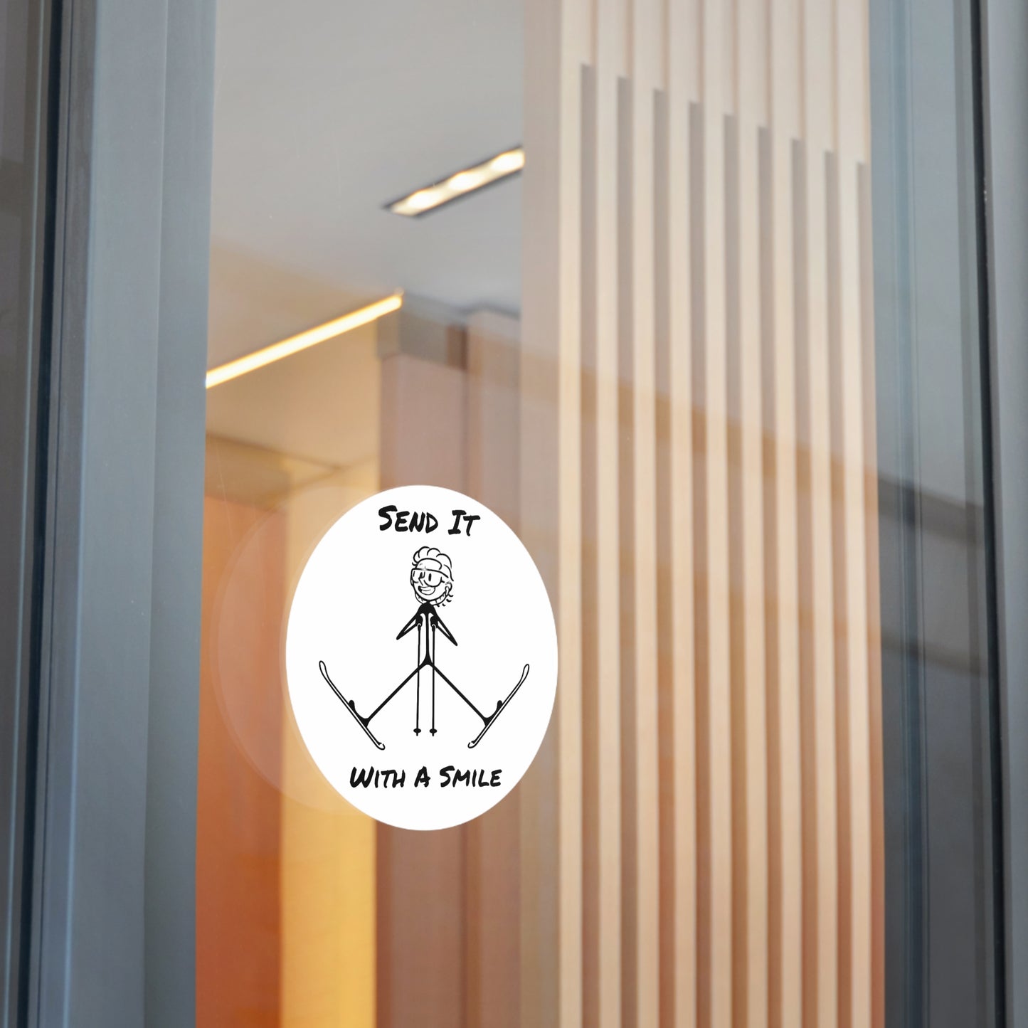 Send It With A Smile Sticker