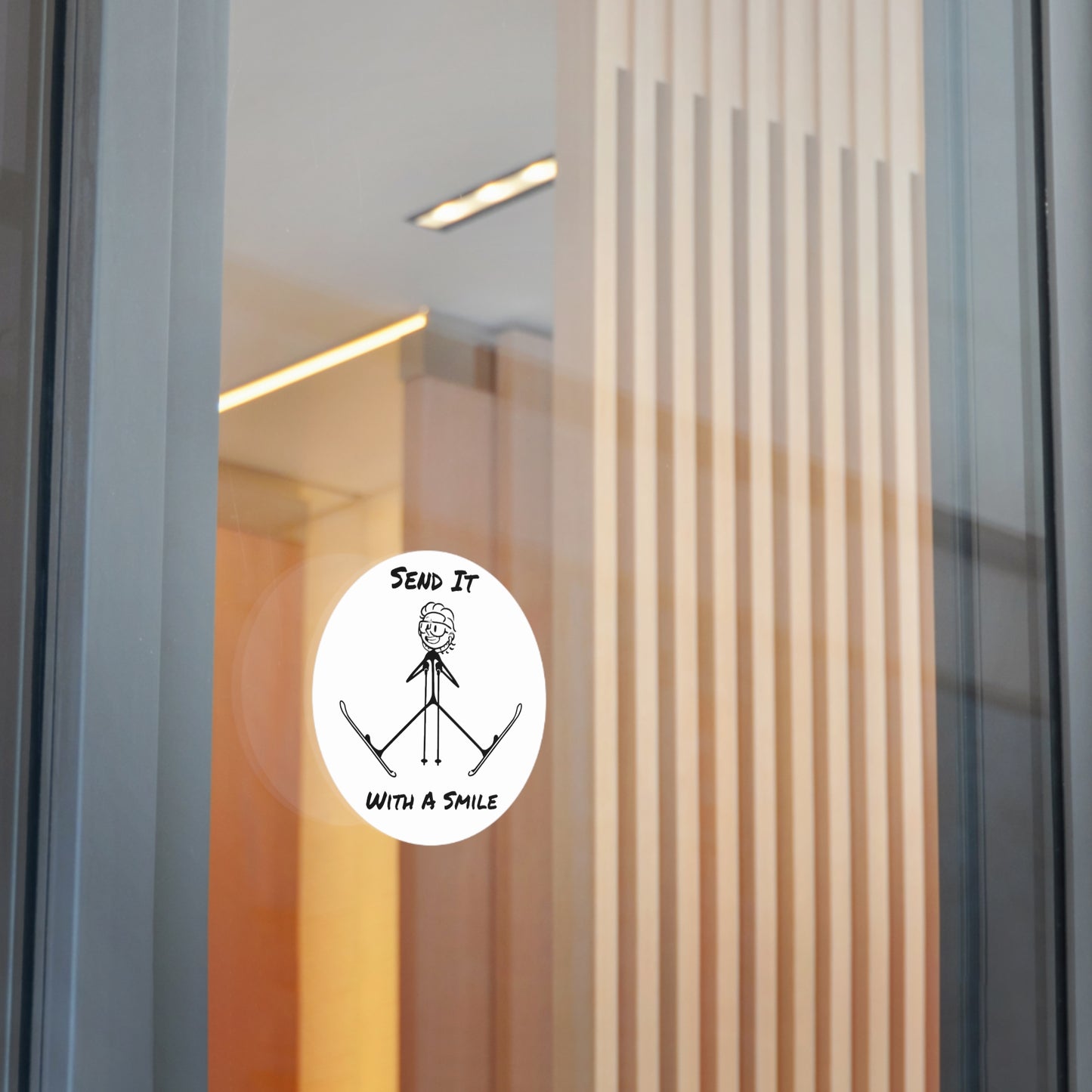 Send It With A Smile Sticker