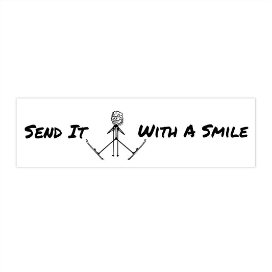 Send It With A Smile Bumper Sticker