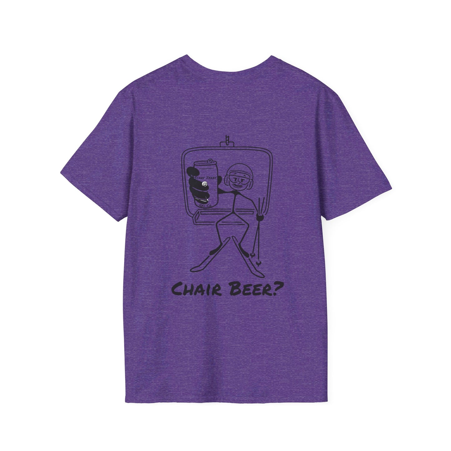 Scary Jerry Chair Beer? Unisex Softstyle T-Shirt