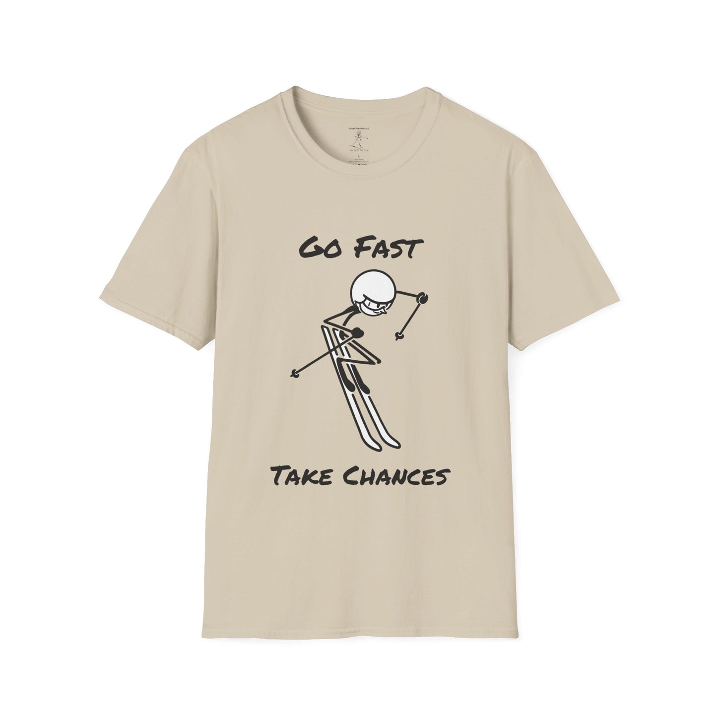 Go Fast Take Chances Unisex Softstyle T-Shirt