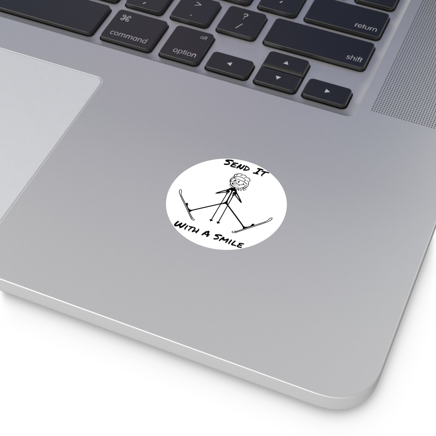Send It With A Smile Sticker