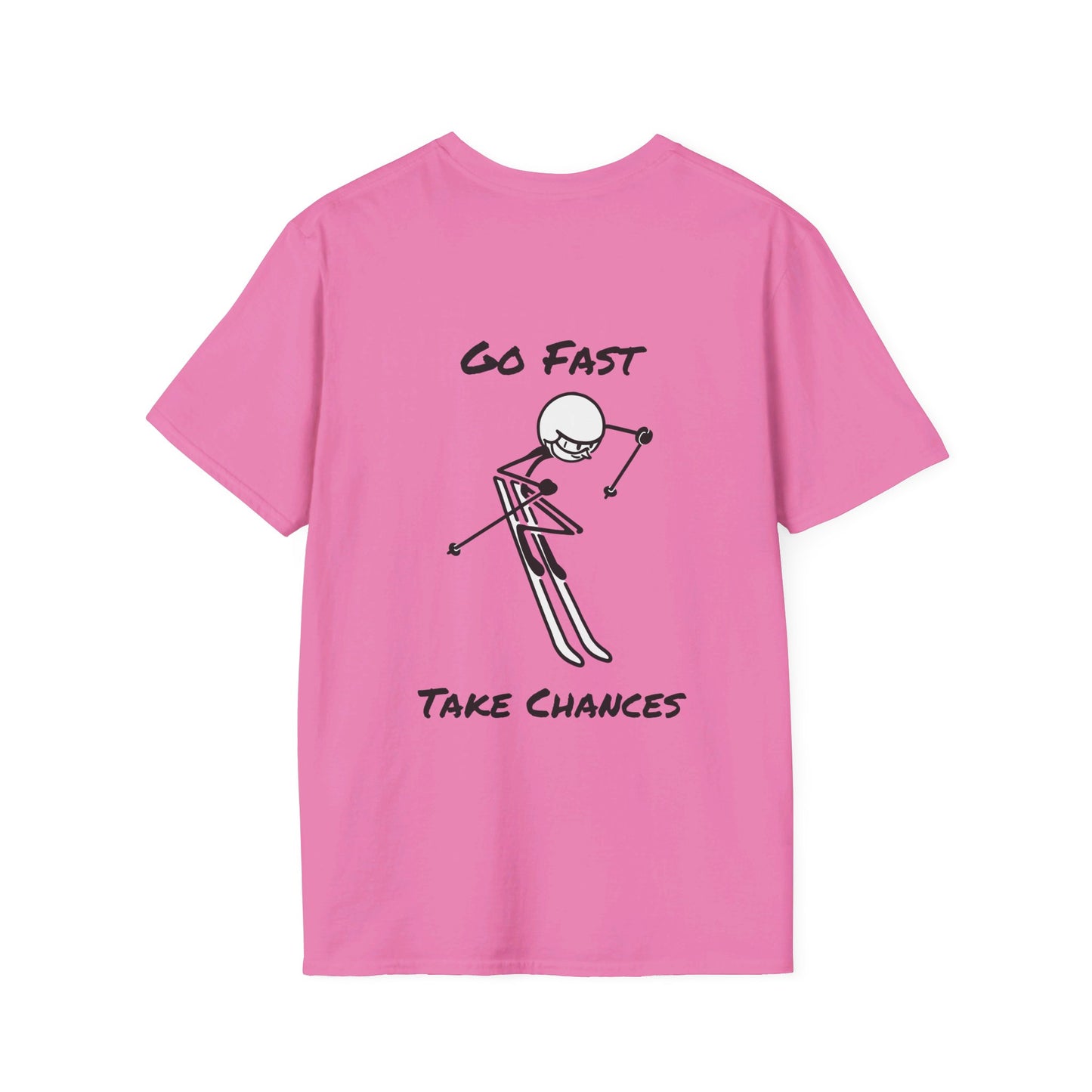 Scary Jerry Go Fast Take Chances Unisex Softstyle T-Shirt