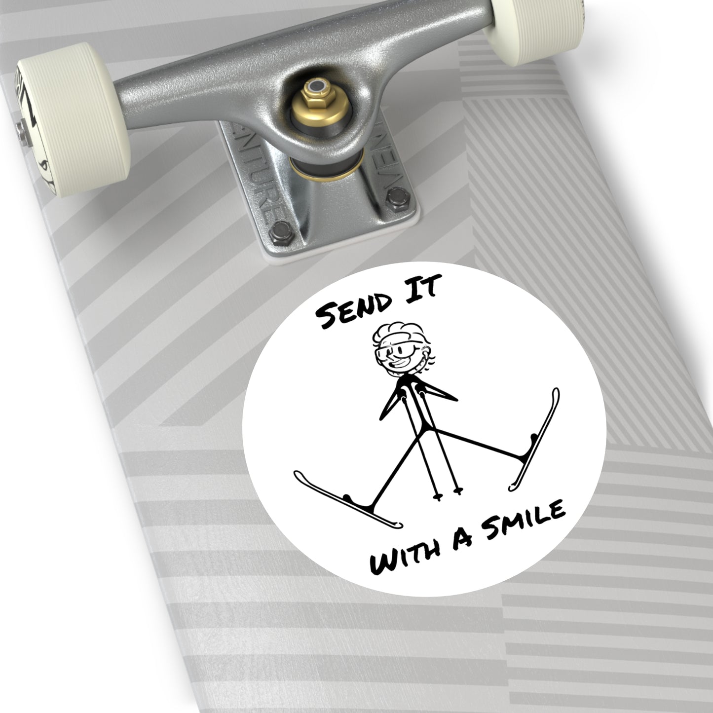 Send It With A Smile Sticker