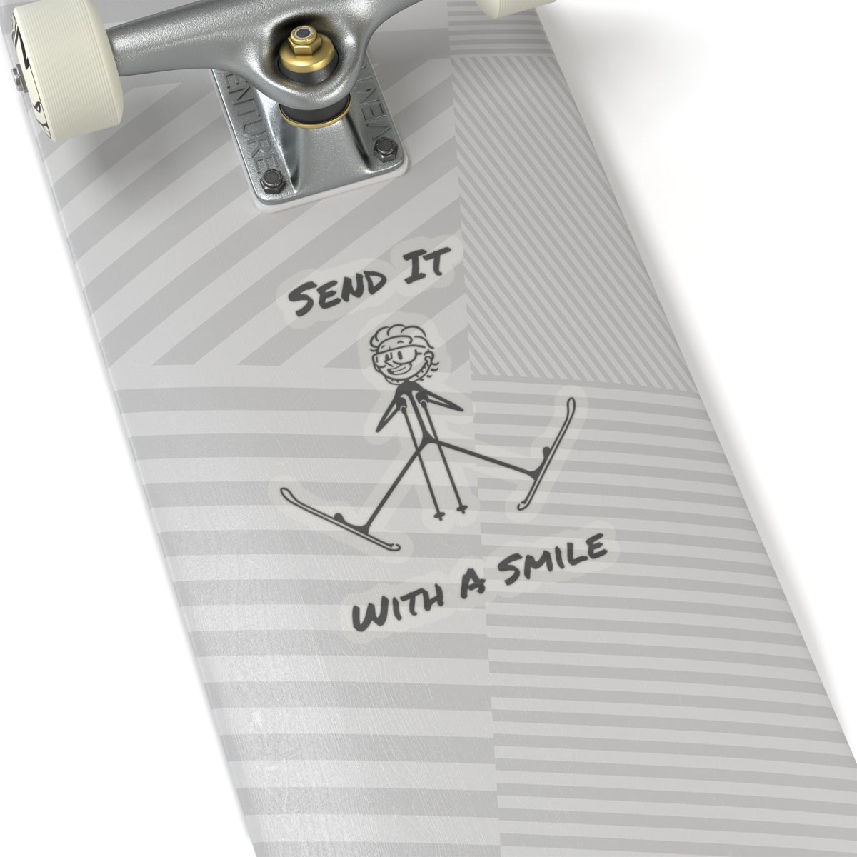 Send It With A Smile Kiss-Cut Stickers