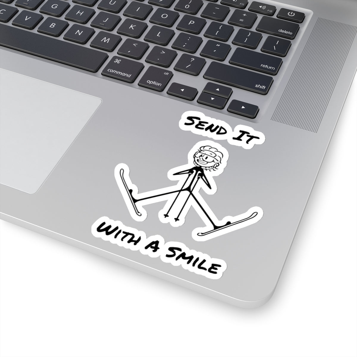 Send It With A Smile Kiss-Cut Stickers