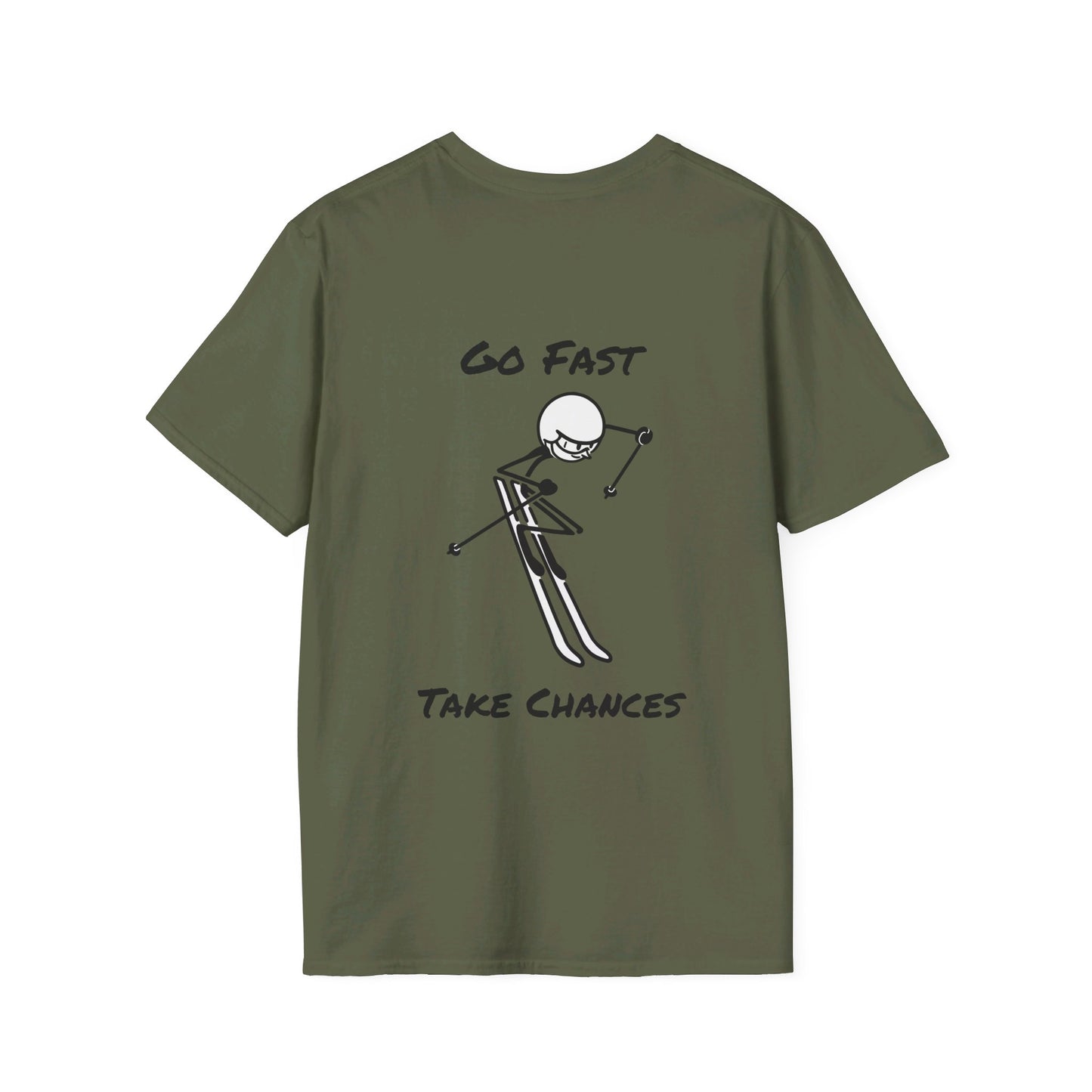 Scary Jerry Go Fast Take Chances Unisex Softstyle T-Shirt