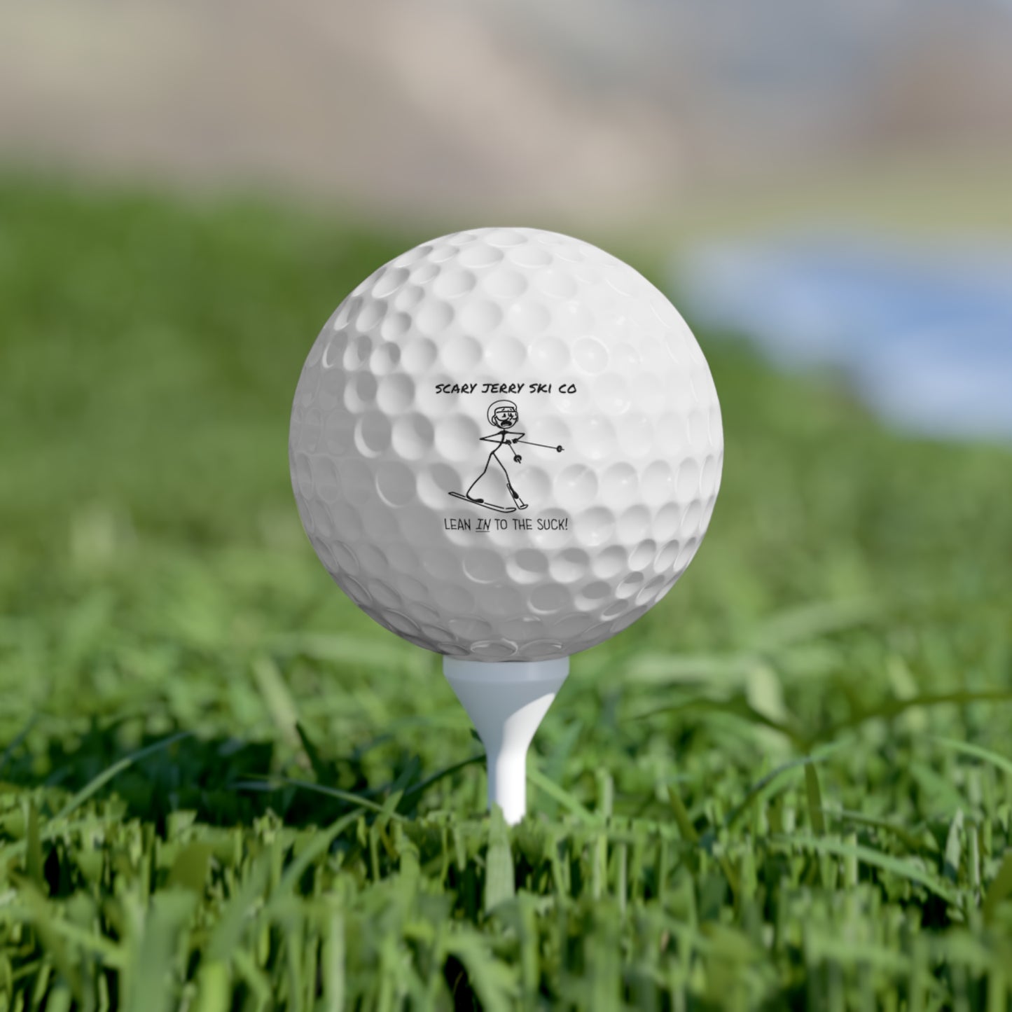 Scary Jerry Ski Co with Motto Golf Balls, 6pcs