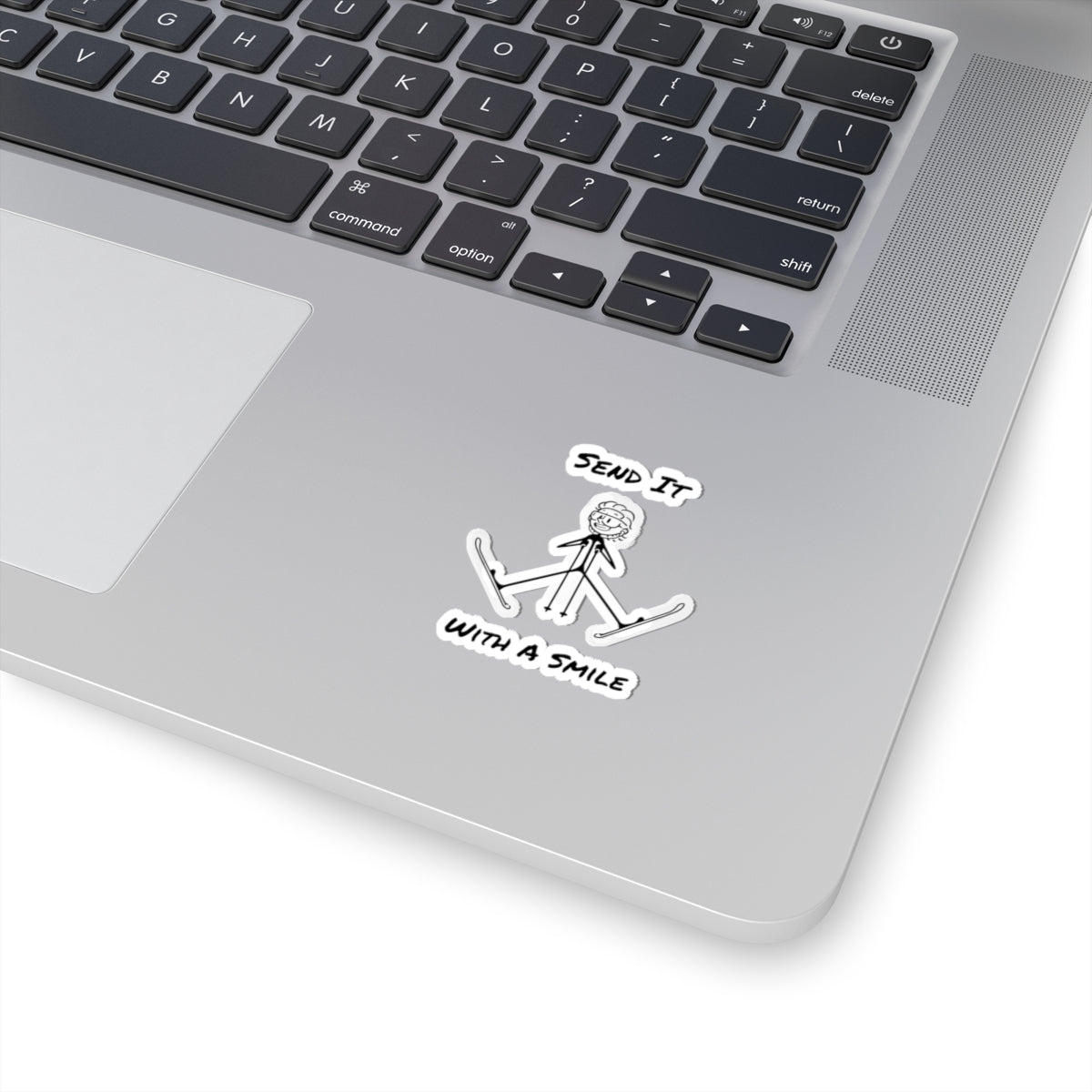 Send It With A Smile Kiss-Cut Stickers