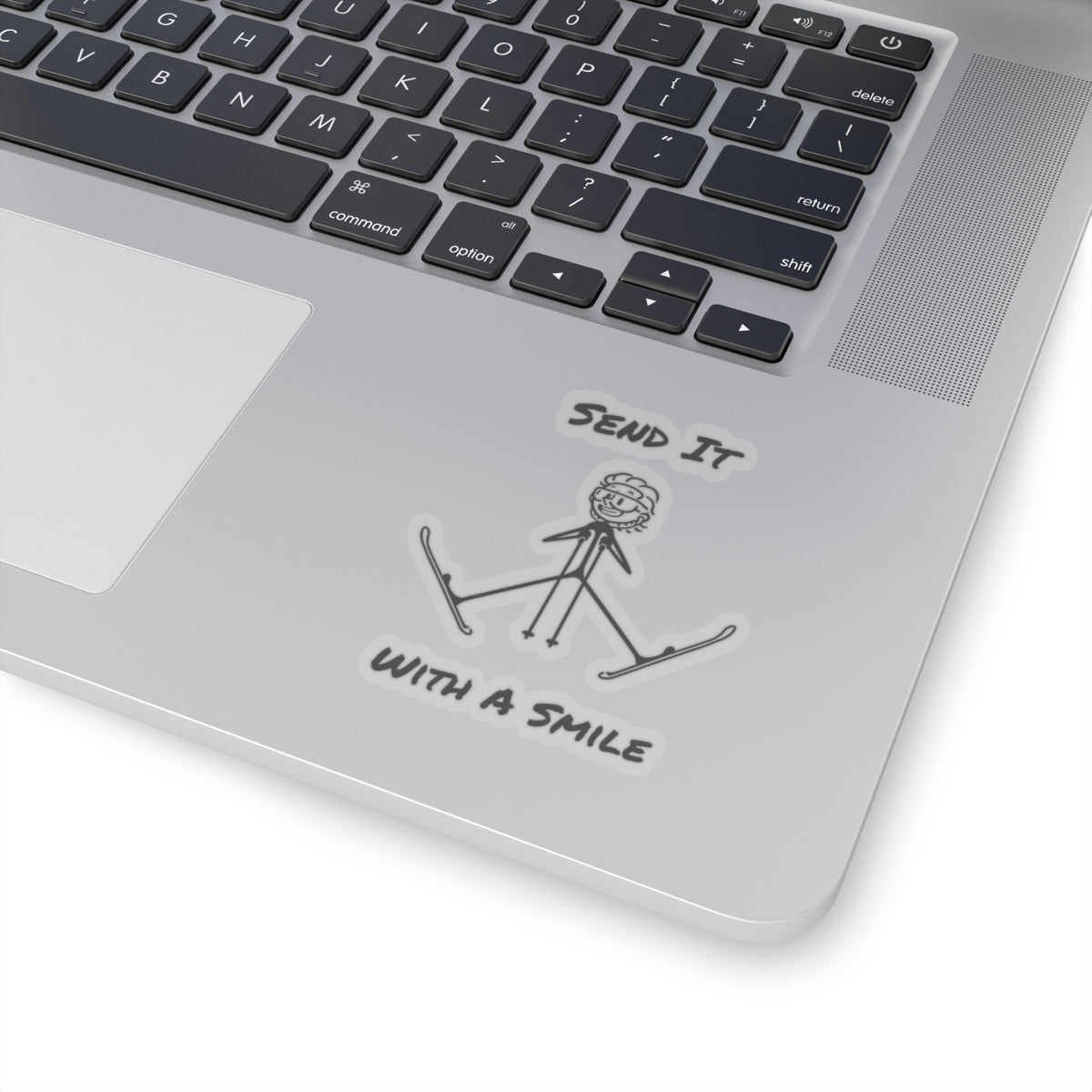 Send It With A Smile Kiss-Cut Stickers
