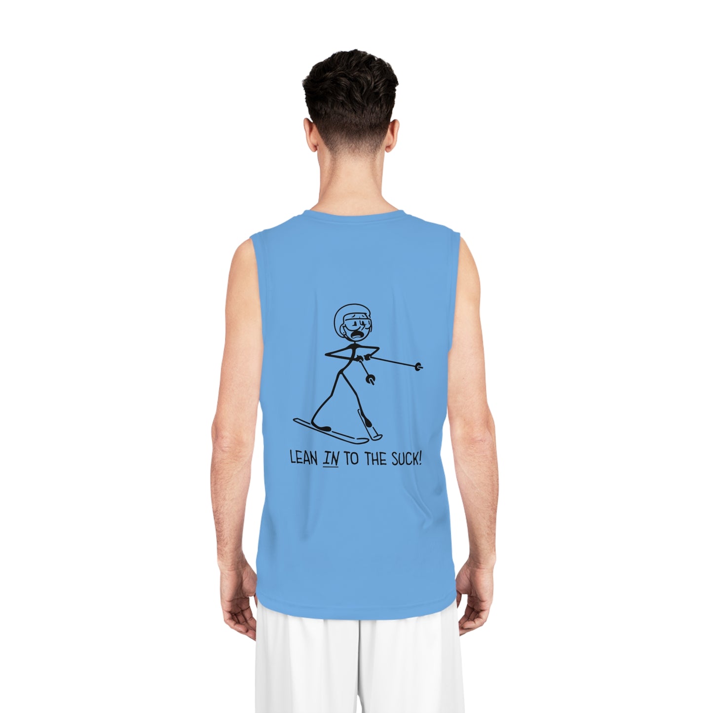 Scary Jerry Ski Co Basketball Jersey (AOP)