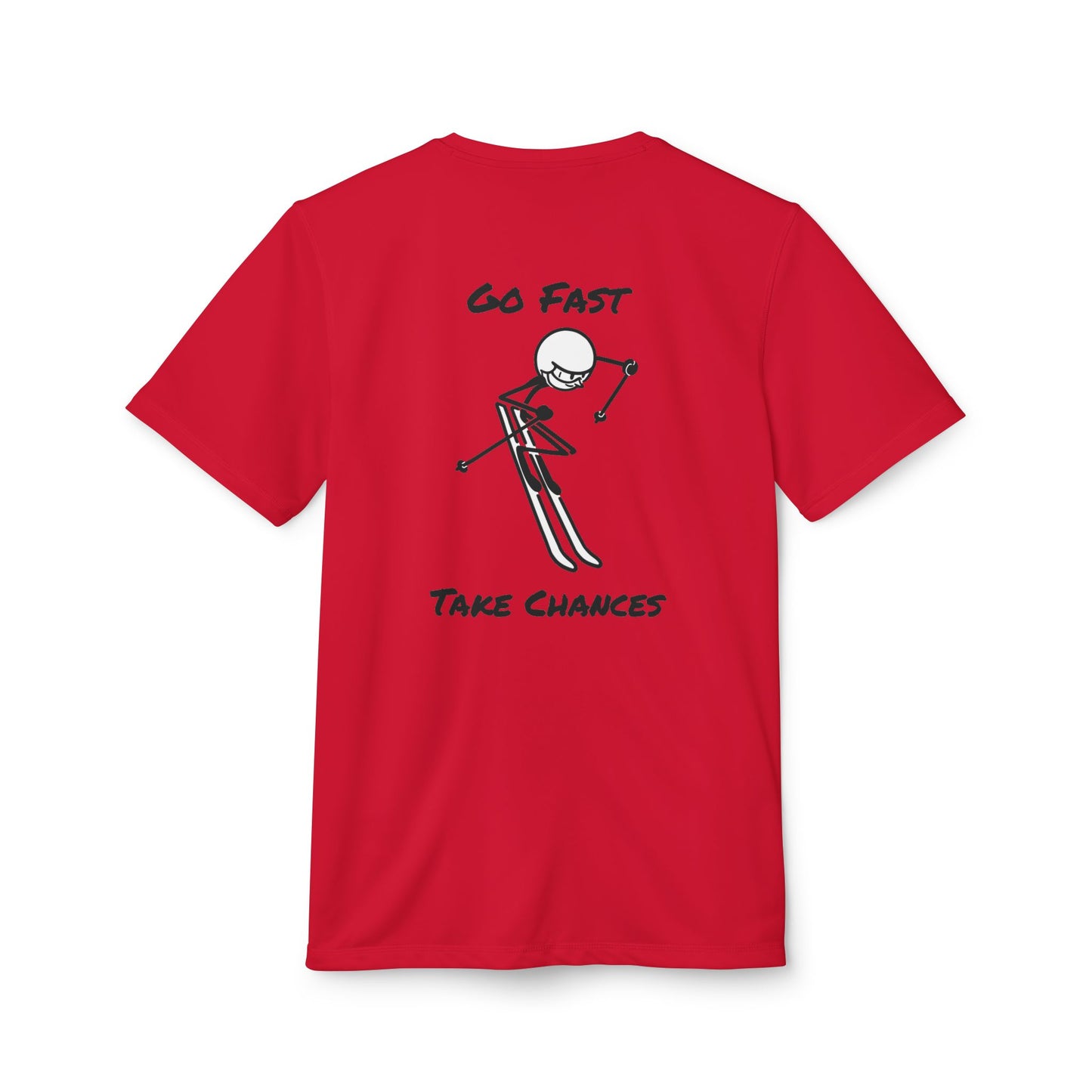 adidas Unisex Go Fast Take Chances Sport T-shirt