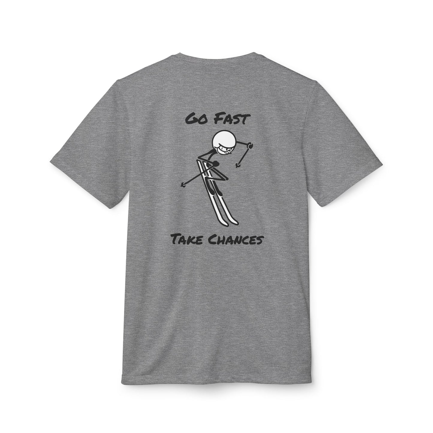 adidas Unisex Go Fast Take Chances Sport T-shirt