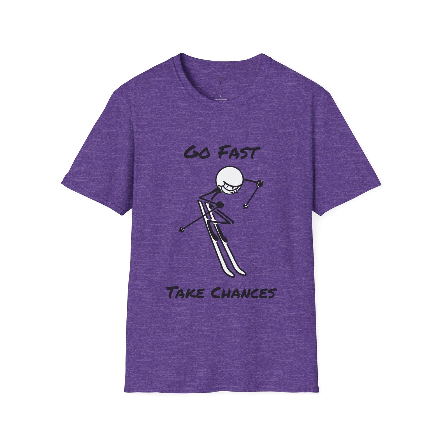 Go Fast Take Chances Unisex Softstyle T-Shirt