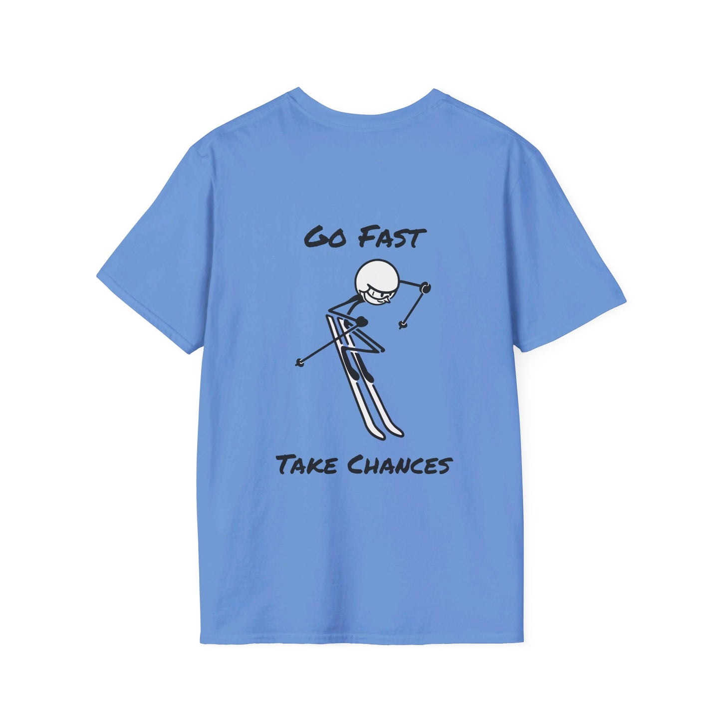 Scary Jerry Go Fast Take Chances Unisex Softstyle T-Shirt