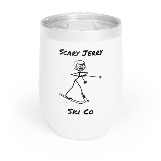 Scary Jerry Ski Co Chill Wine Tumbler