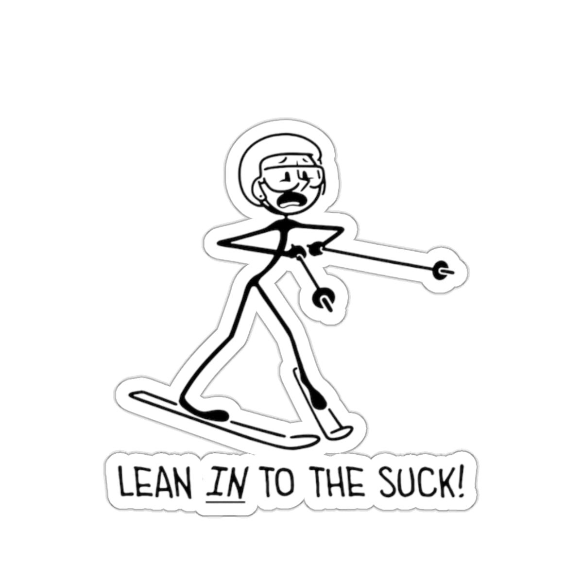 Lean In To The Suck Kiss-Cut Stickers