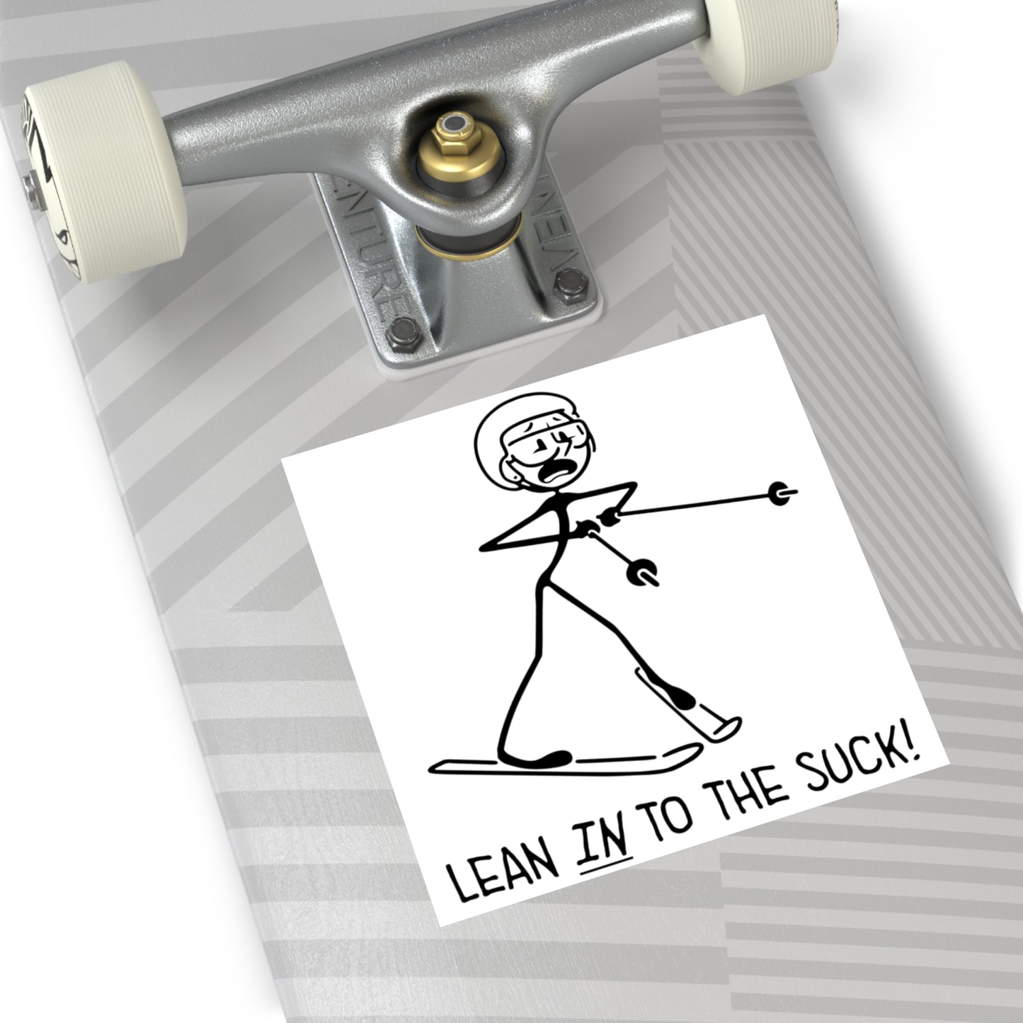 Lean In To The Suck Vinyl Stickers