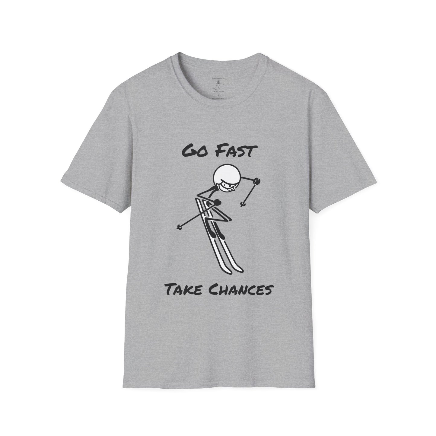 Go Fast Take Chances Unisex Softstyle T-Shirt