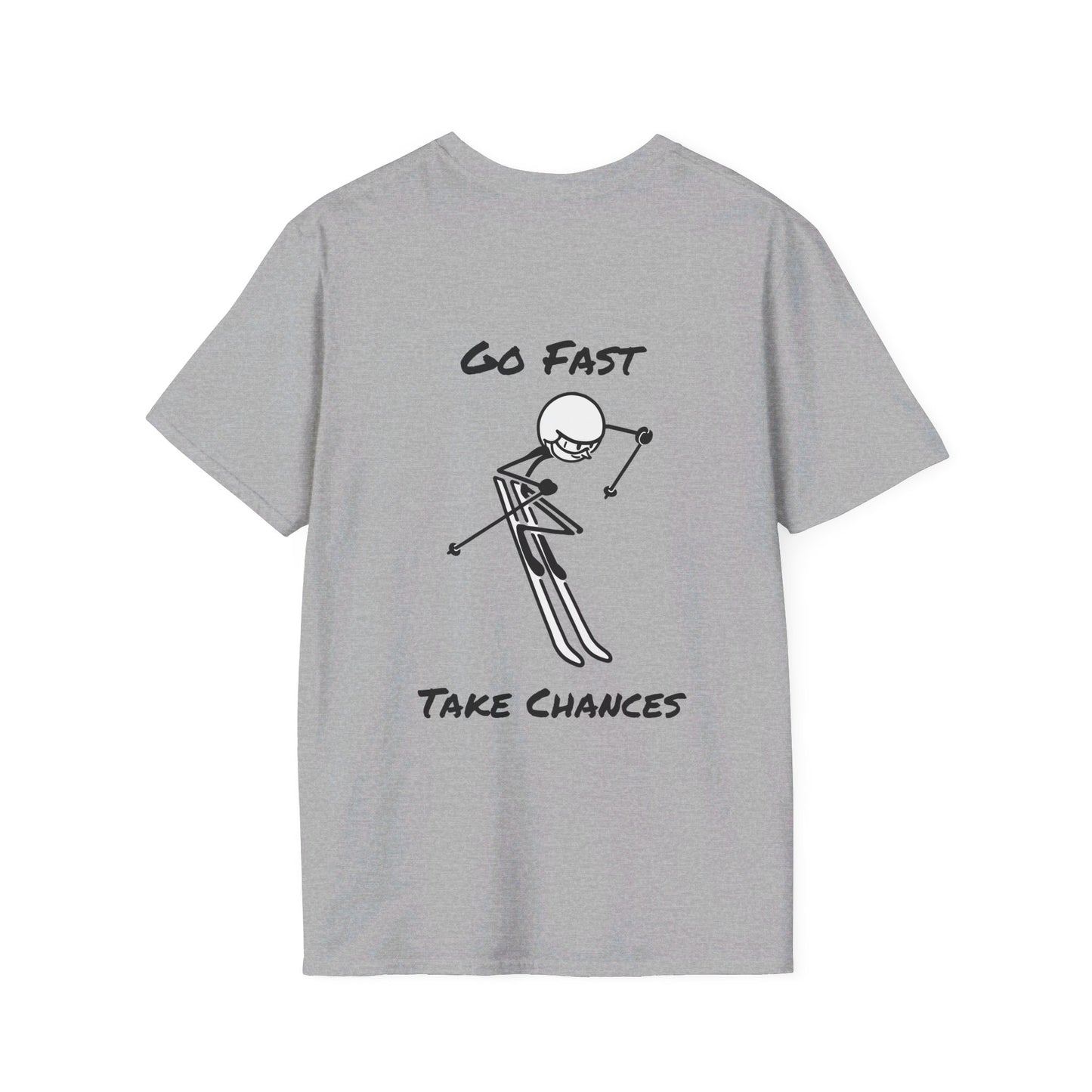 Scary Jerry Go Fast Take Chances Unisex Softstyle T-Shirt