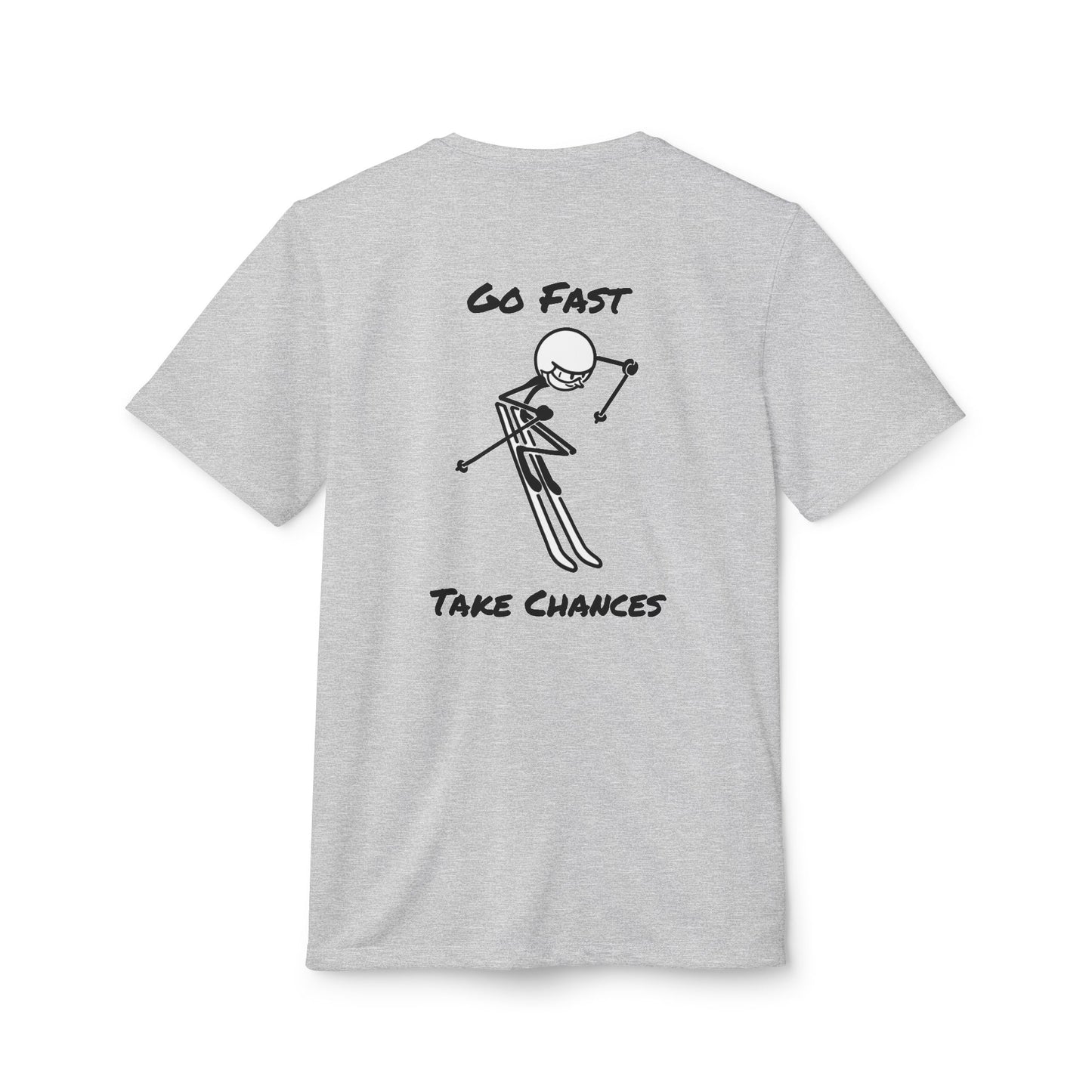 adidas Unisex Go Fast Take Chances Sport T-shirt
