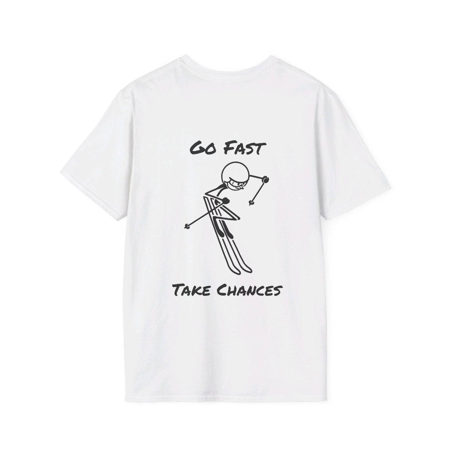 Scary Jerry Go Fast Take Chances Unisex Softstyle T-Shirt