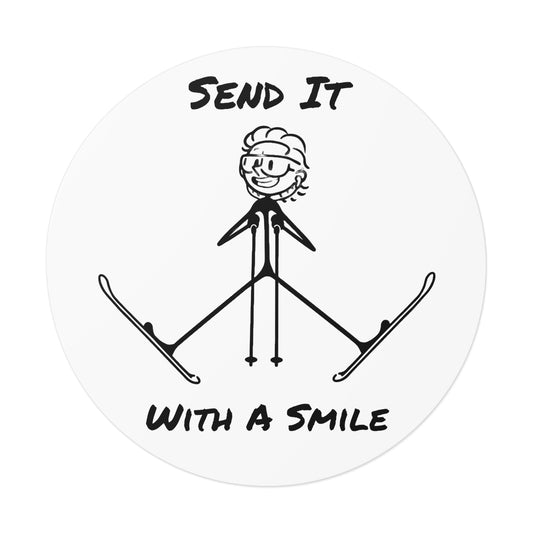 Send It With A Smile Sticker