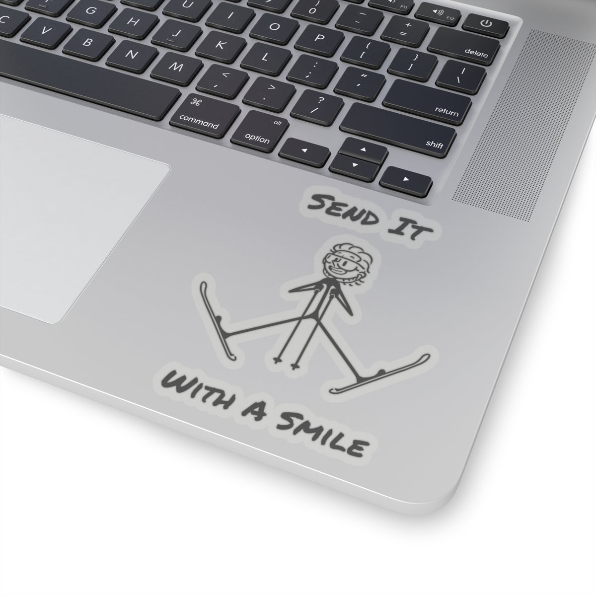Send It With A Smile Kiss-Cut Stickers