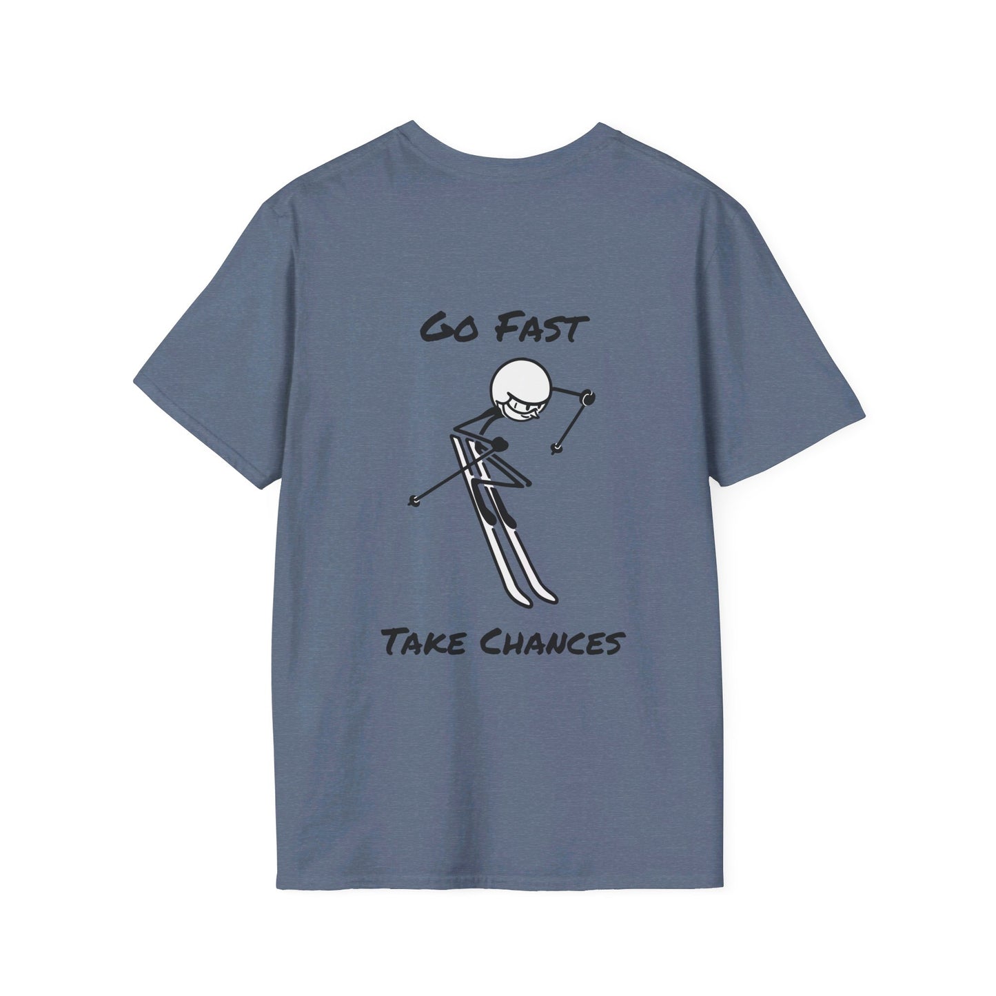 Scary Jerry Go Fast Take Chances Unisex Softstyle T-Shirt