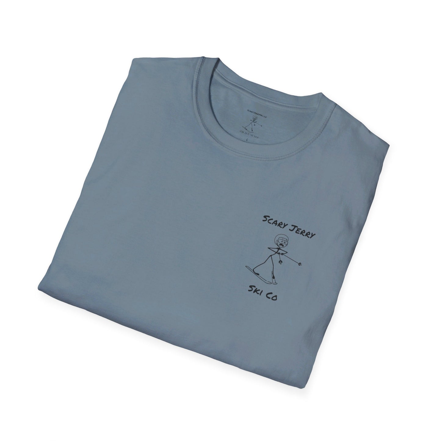 Scary Jerry and Motto Unisex Softstyle T-Shirt