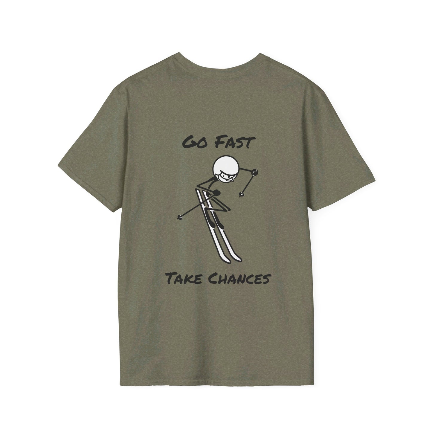 Scary Jerry Go Fast Take Chances Unisex Softstyle T-Shirt