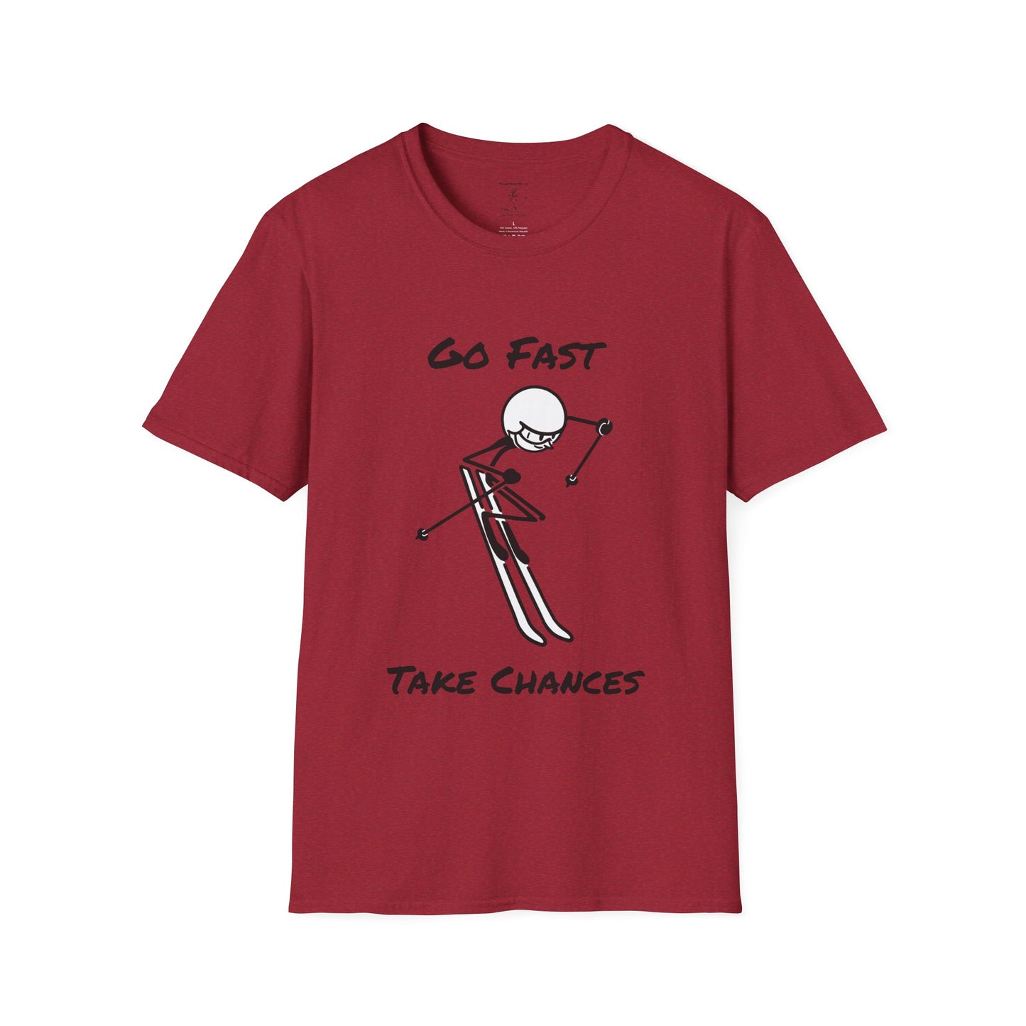 Go Fast Take Chances Unisex Softstyle T-Shirt