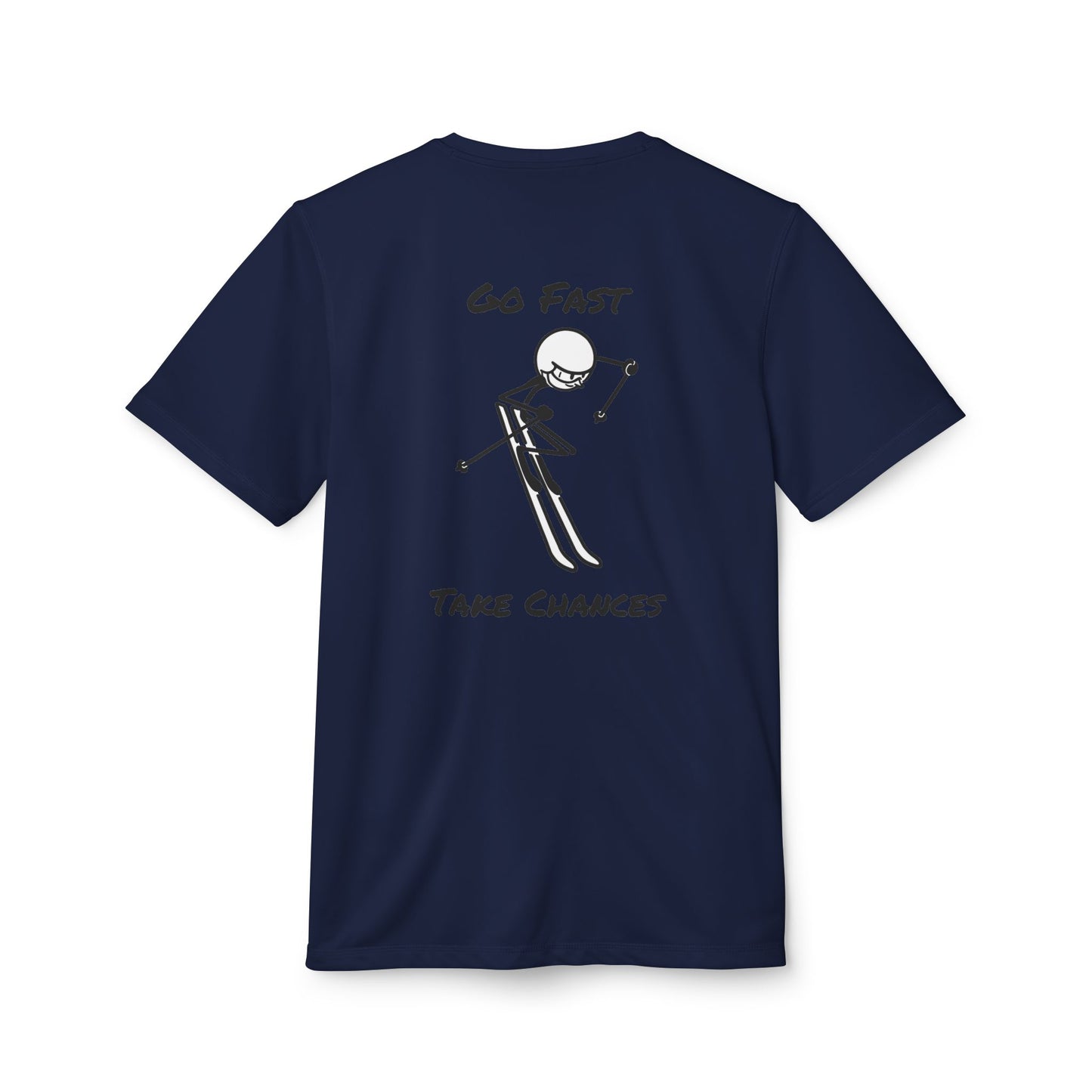 adidas Unisex Go Fast Take Chances Sport T-shirt