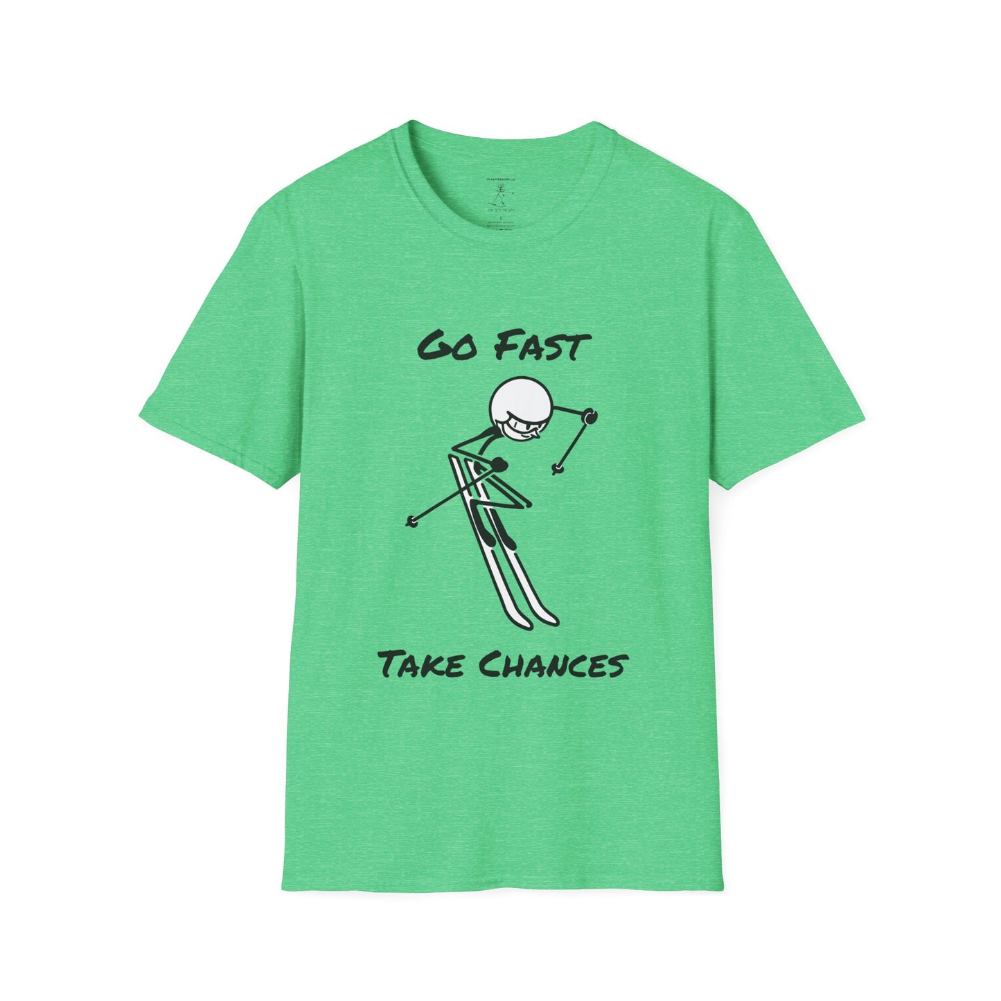Go Fast Take Chances Unisex Softstyle T-Shirt
