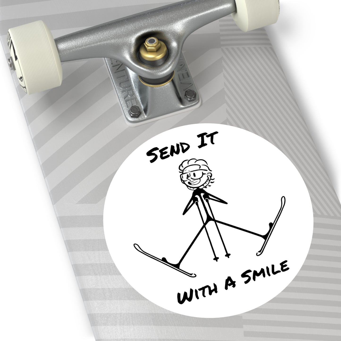 Send It With A Smile Sticker