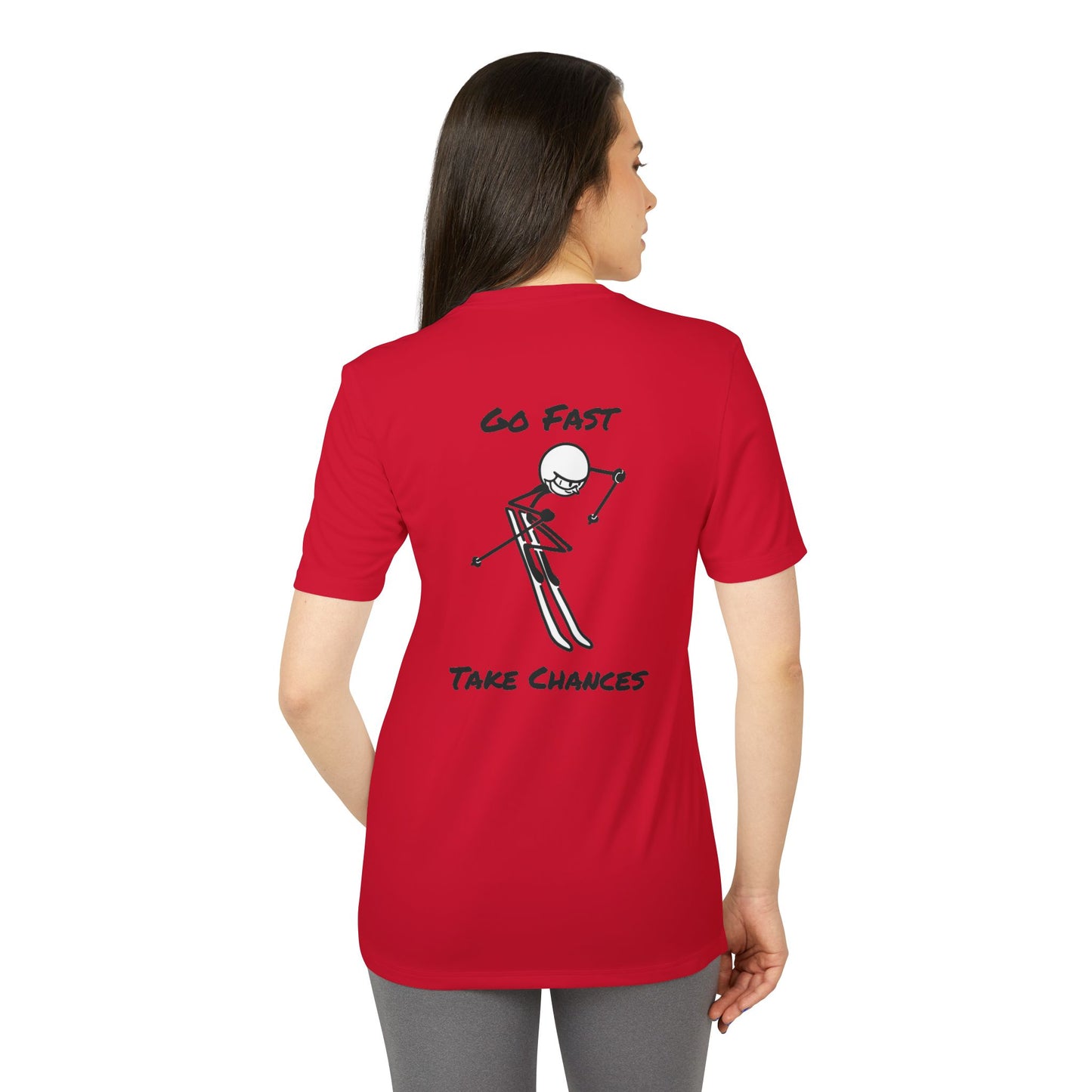adidas Unisex Go Fast Take Chances Sport T-shirt