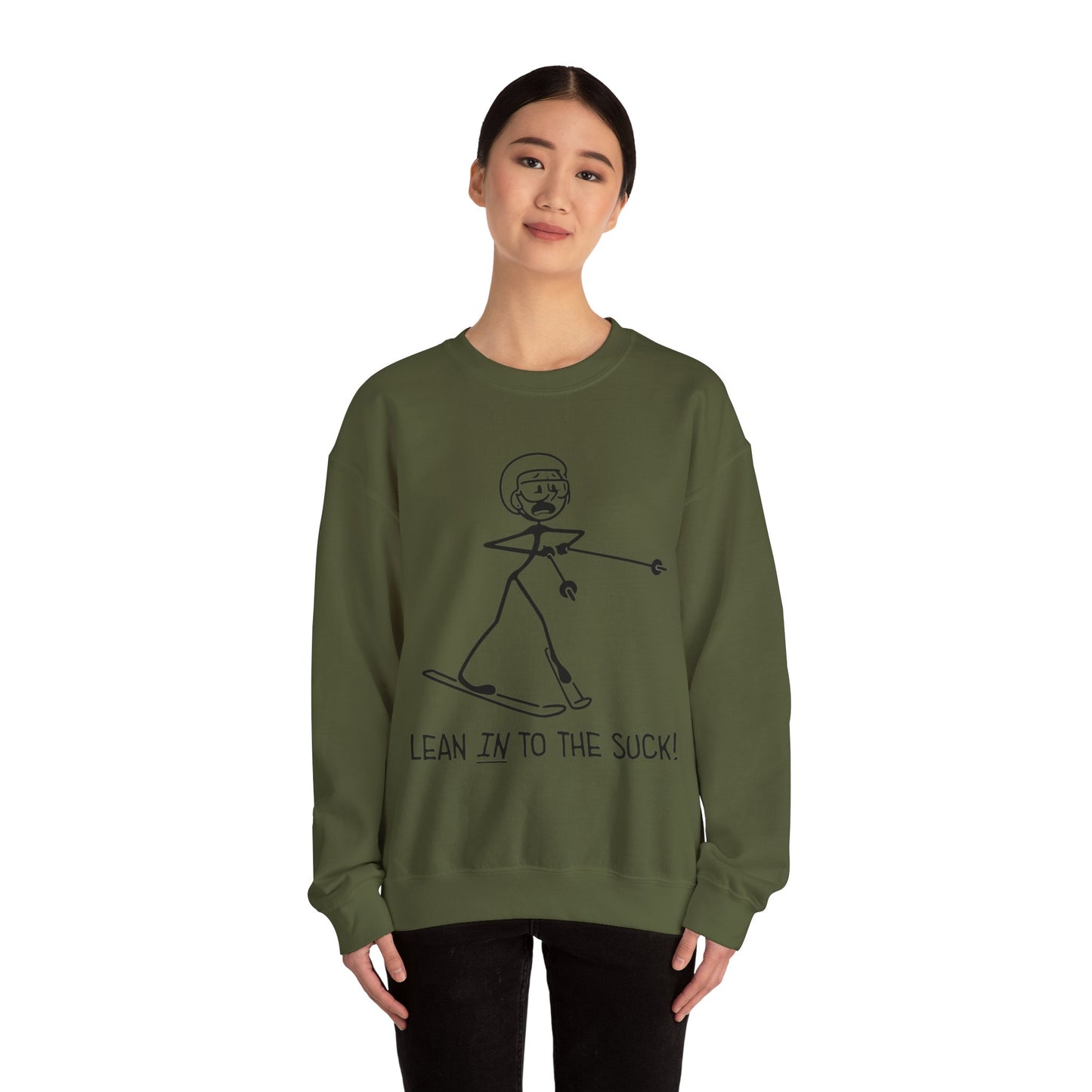 Lean In To The Suck Crewneck Sweatshirt