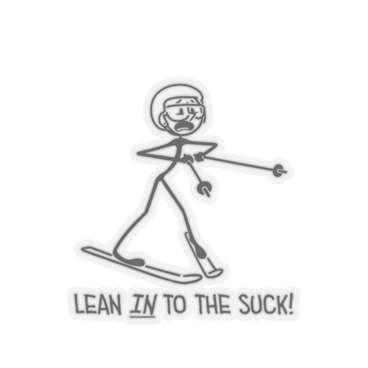 Lean In To The Suck Kiss-Cut Stickers