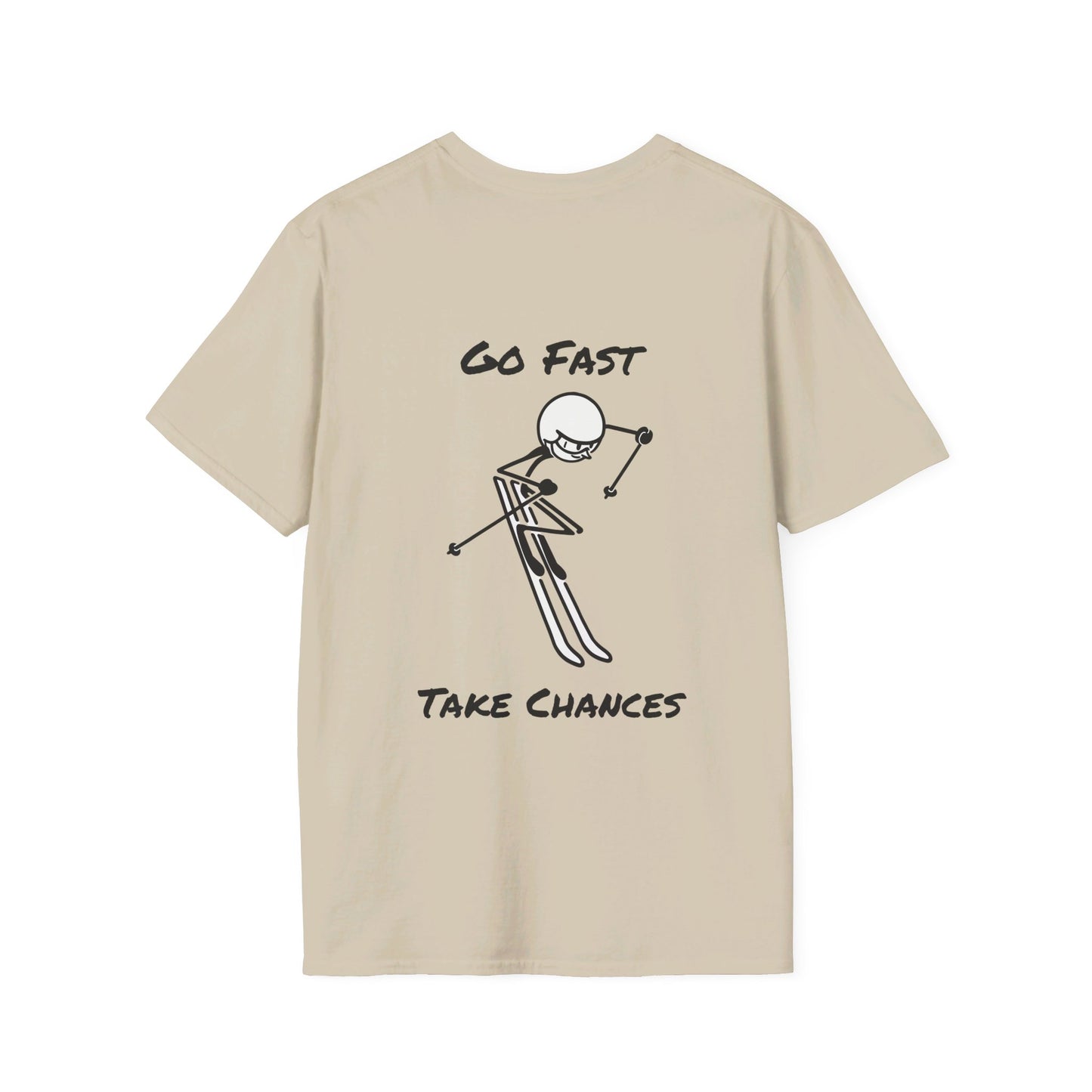 Scary Jerry Go Fast Take Chances Unisex Softstyle T-Shirt